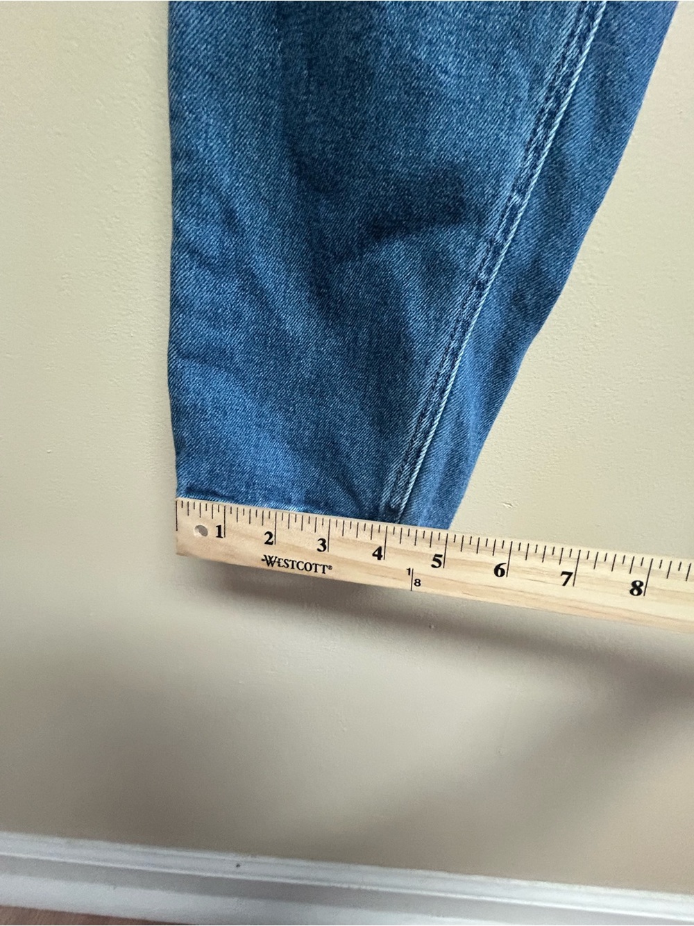 VERVET Women's High Rise Straight Leg Jeans Medium Wash Stretch Denim Size 28 - Picture 11 of 11